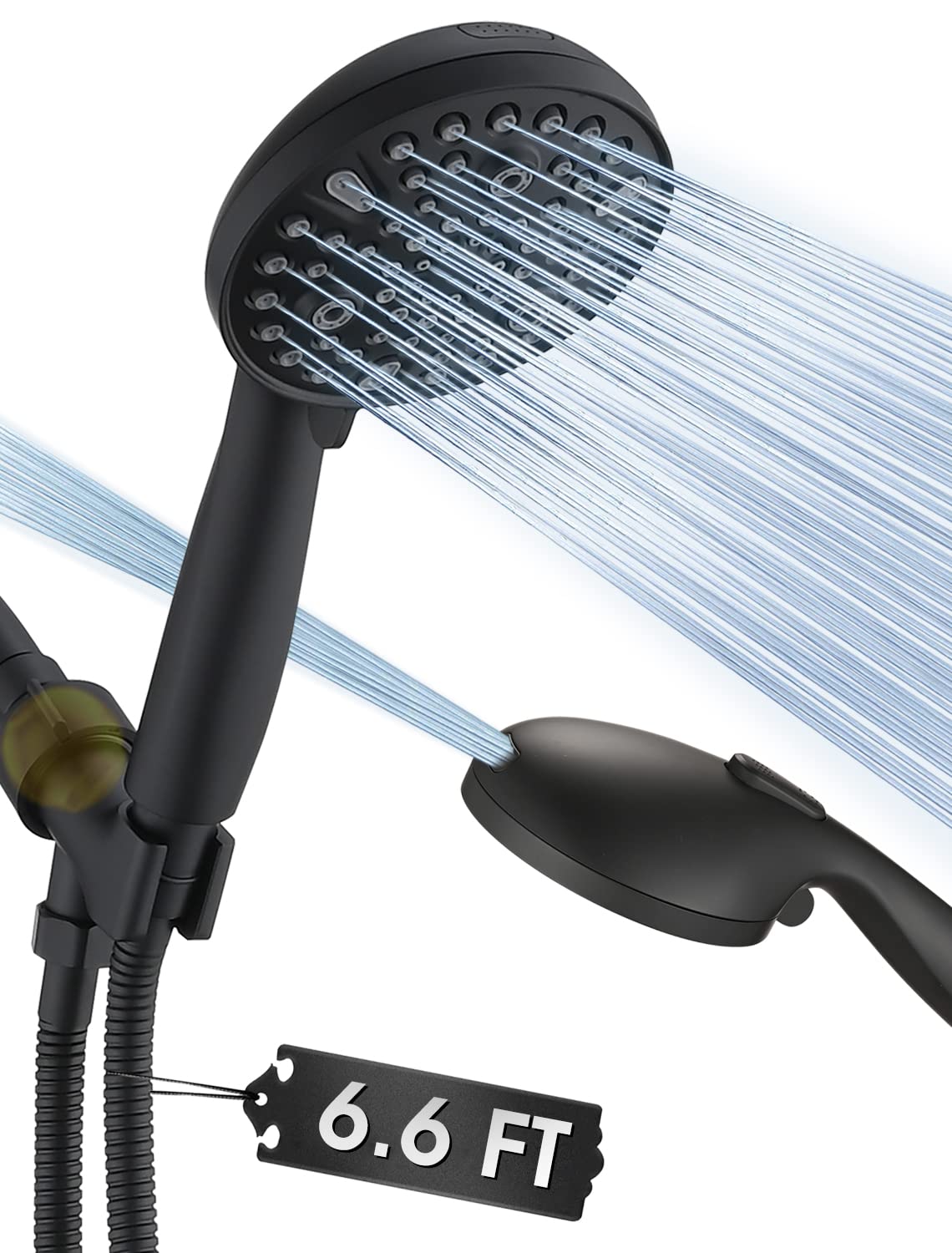 YASINU high-pressure shower head with 5-inch spray for deep cleaning