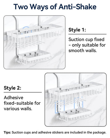 YASONIC aluminum alloy body resists rust in humid bathrooms
