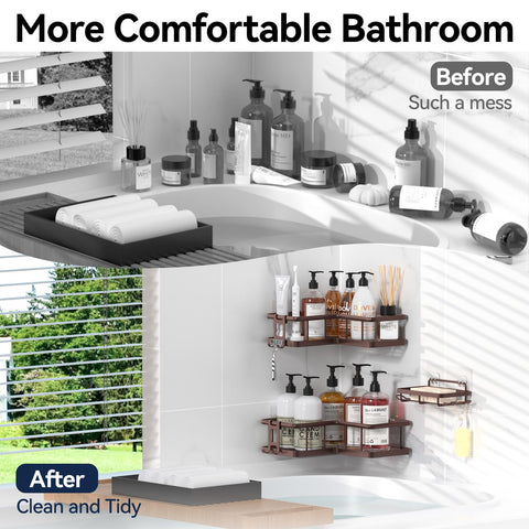 YASONIC dorm and renter friendly setup fits compact bathrooms.