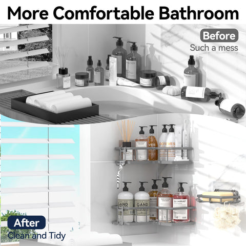 YASONIC multi-surface storage ideal for bathroom kitchen or RV
