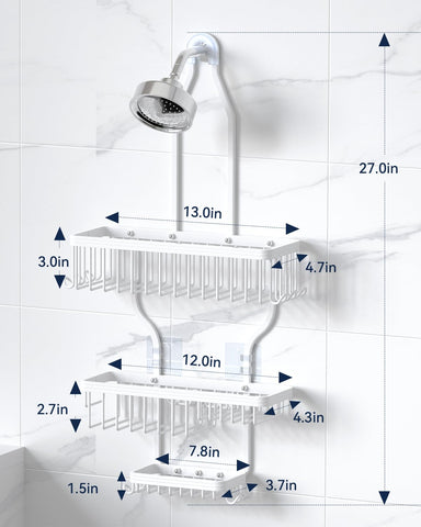 YASONIC white finish adds a clean, modern look to bathroom storage