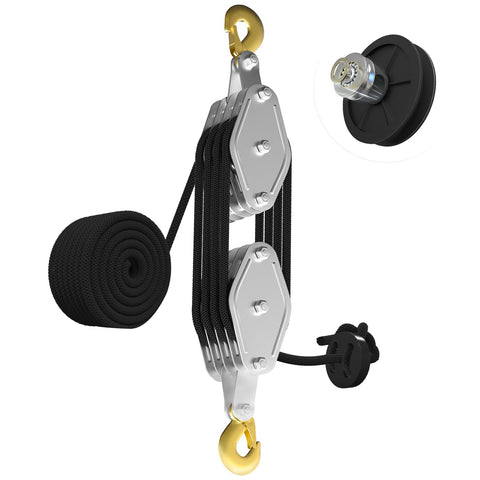 YATOINTO rope hoist 65ft system for easy lifting and versatile uses
