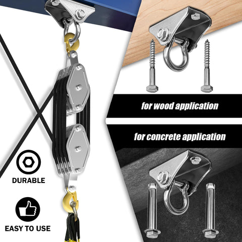 YATOINTO stainless steel swing hanger highlights rust-free mounting for longevity