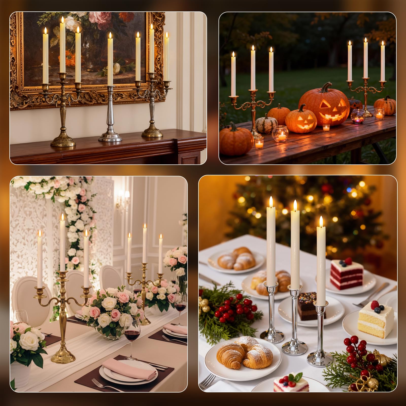 YAUNGEL outdoor-ready flameless candles suitable for travel and camping ambiance.