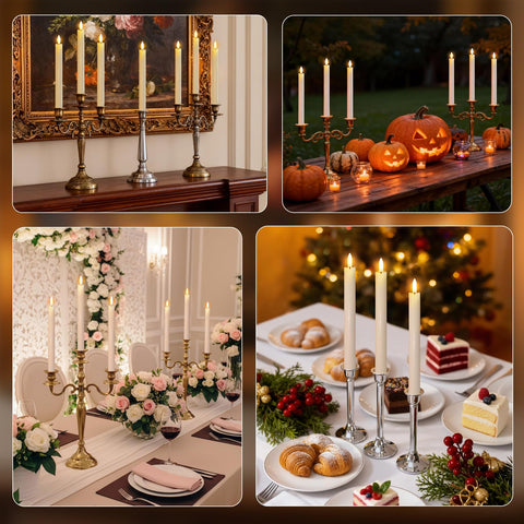 YAUNGEL outdoor-ready flameless candles suitable for travel and camping ambiance.