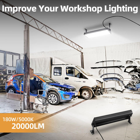 YAYIT 180W shop light IP66 rating for damp environments