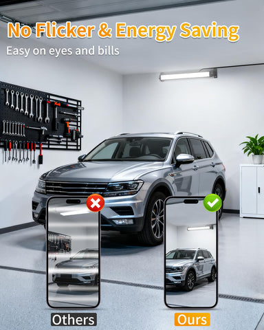 YAYIT daylight 6000K glow enhances task visibility in workspaces.