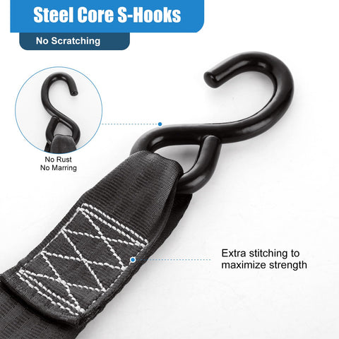 YAYODS automatic retractable ratchet for quick tensioning