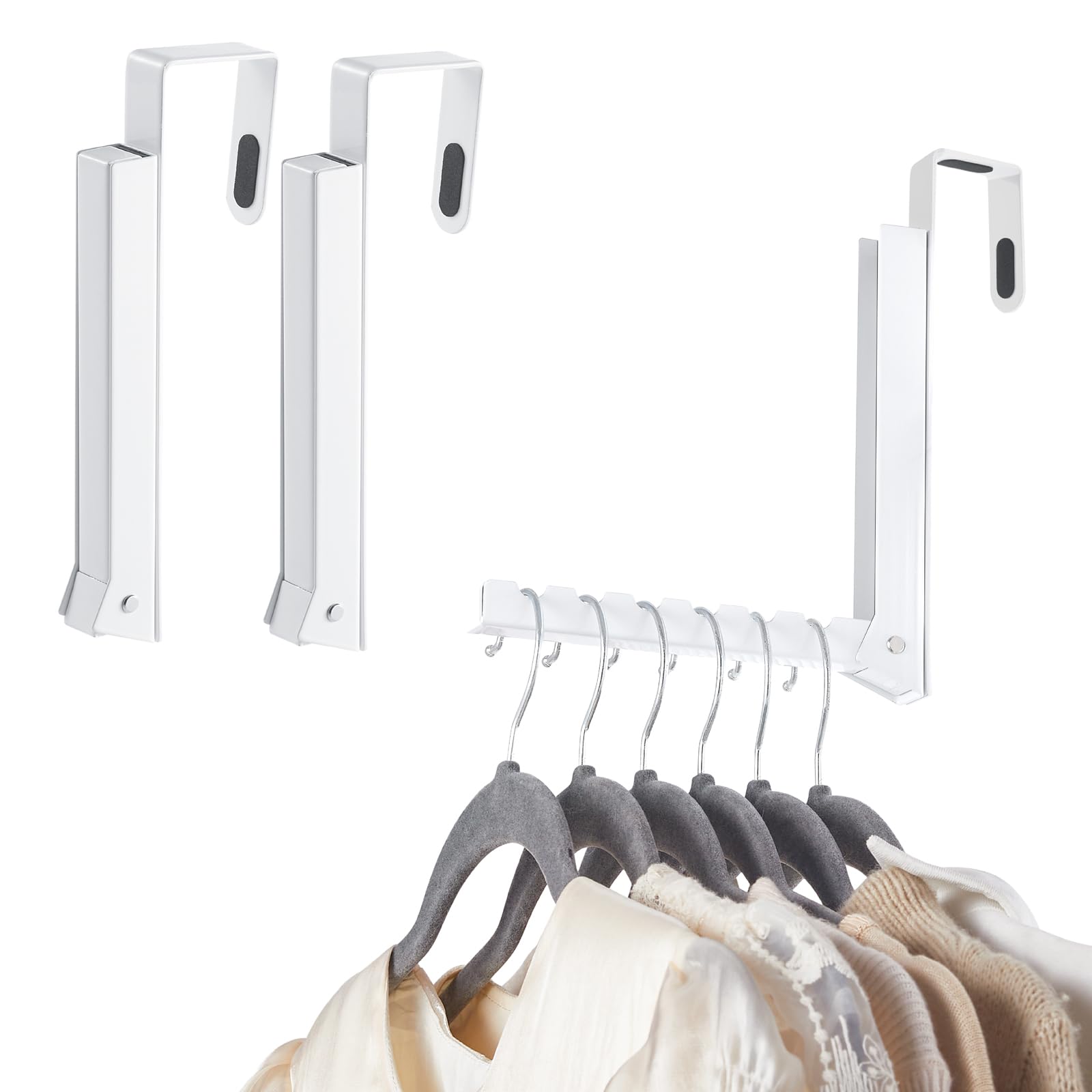 YAZYBHA over door hook folded drying rack saves space in tight areas.