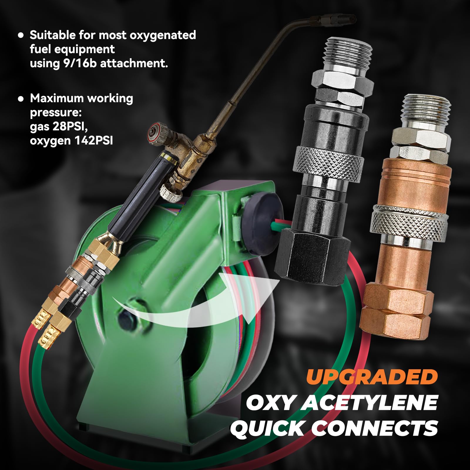 YBMTE 9/16-18 UNF B connector offers standardized compatibility for many rigs