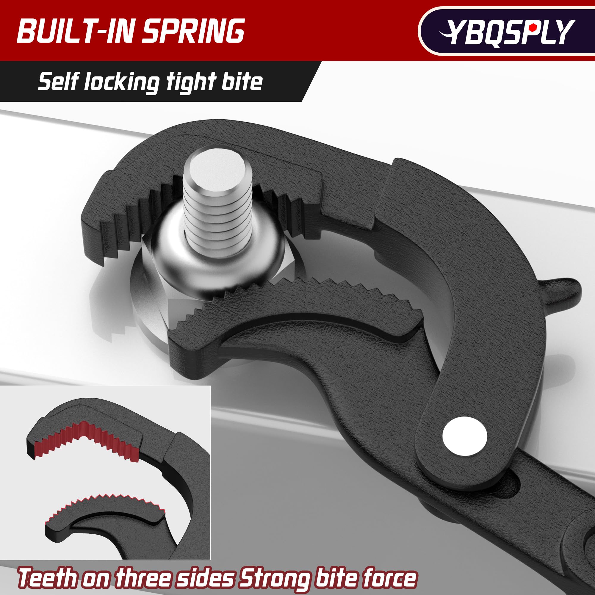 YBQSPLY crowbar tail aids prying tasks and adds leverage