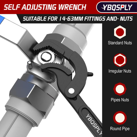 YBQSPLY self-adjusting spring illustrates effortless one-handed operation