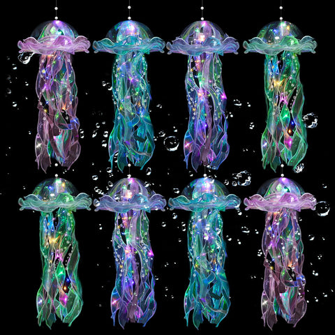 Ycitusi jellyfish lanterns in blue for vibrant party ceiling decor