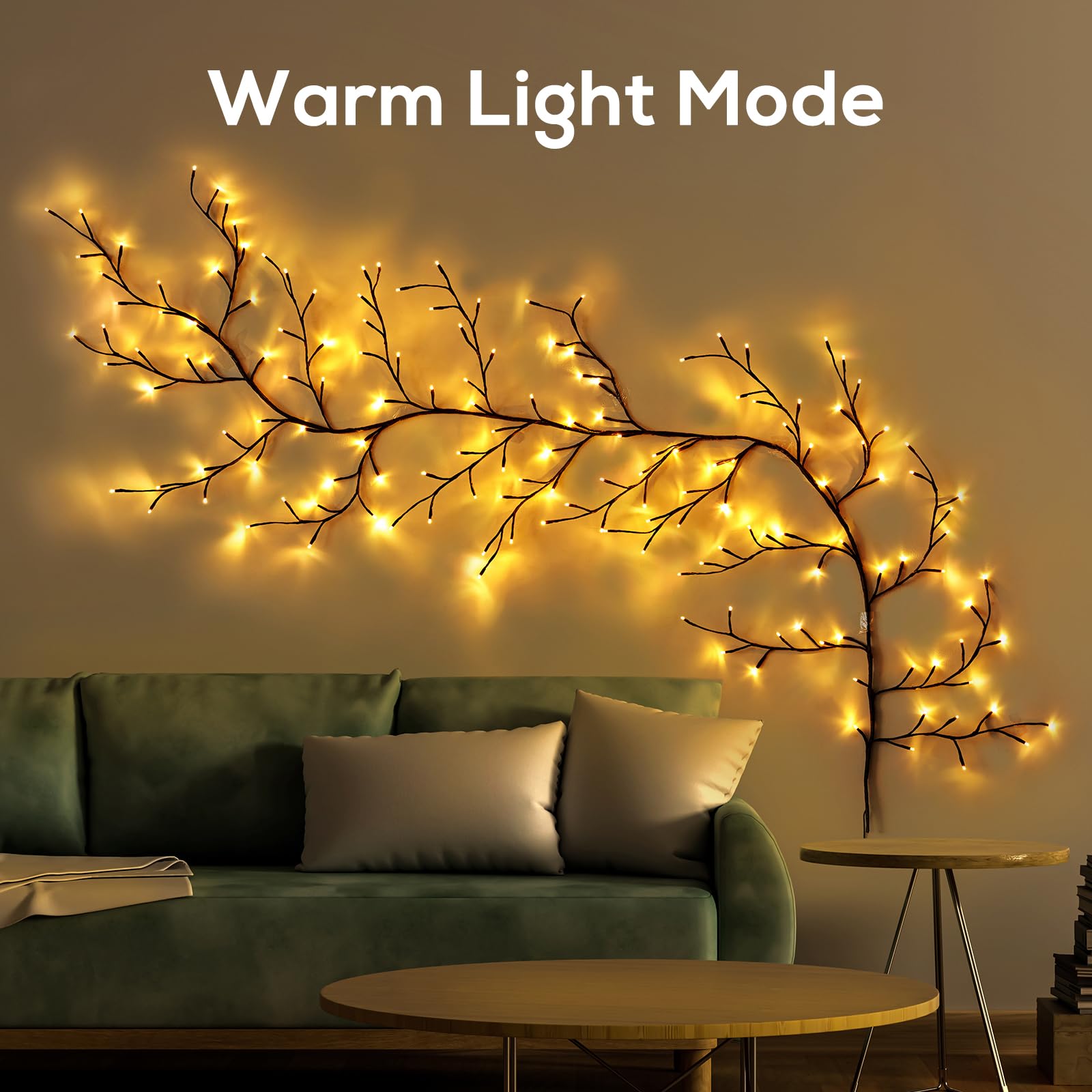YCoisini Warm and Color light modes offer versatile ambiance.