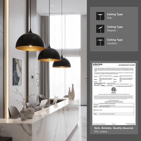 YCZHCC adjustable-height pendant lights customize any ceiling height