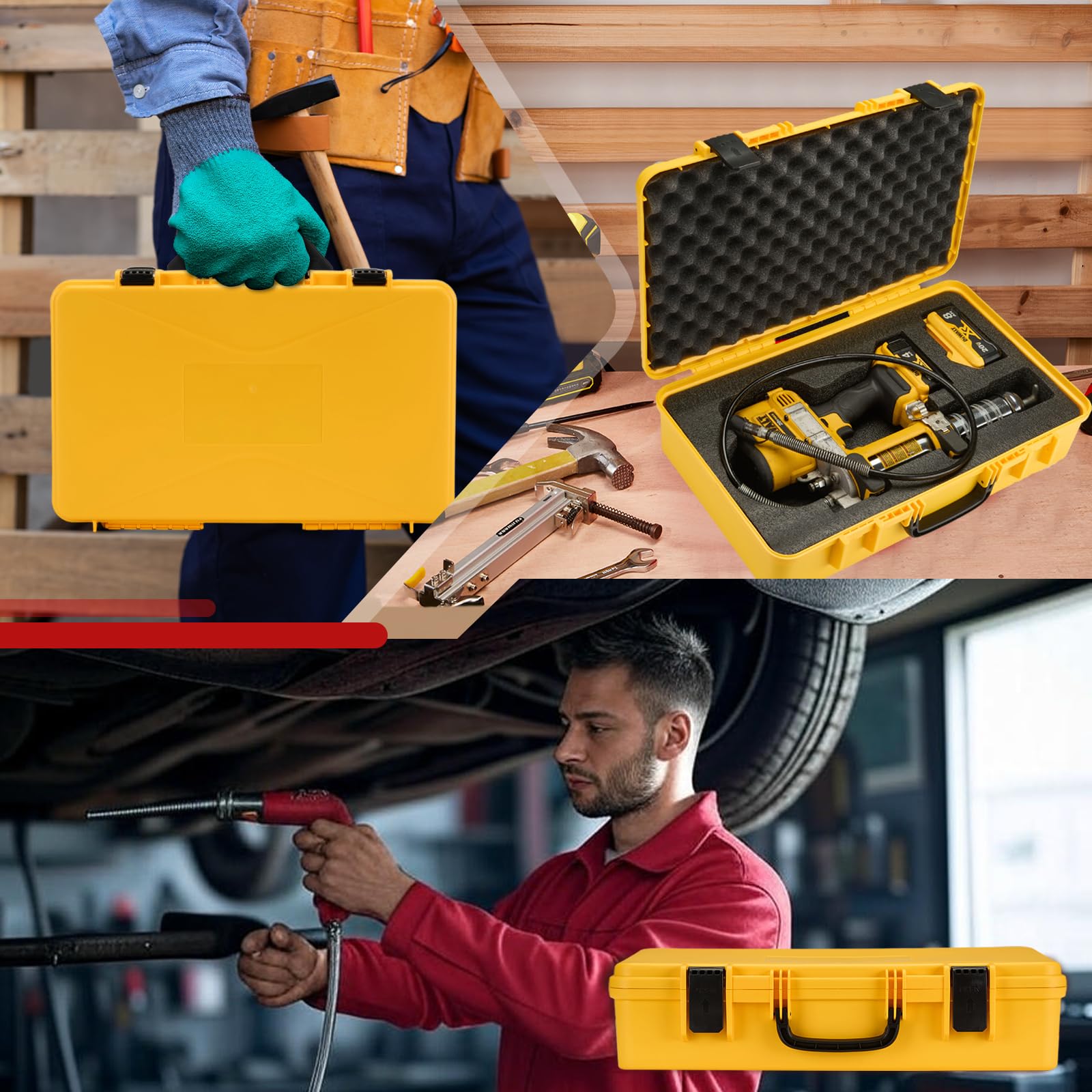 YDEPLVEO secure buckle and carry handle for safe transport