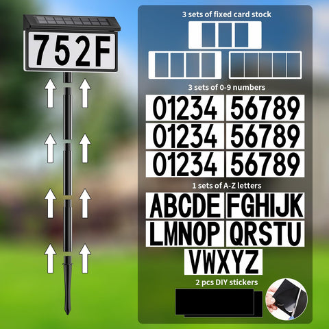 YDHOK night illumination enhances address readability after dark
