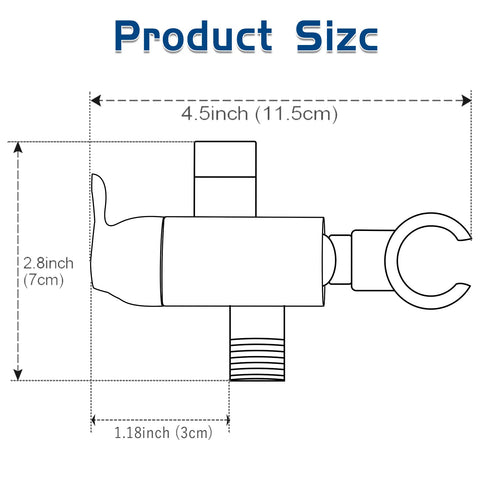 YDmeet brass ball joint offers flexible angles for versatile mounting.