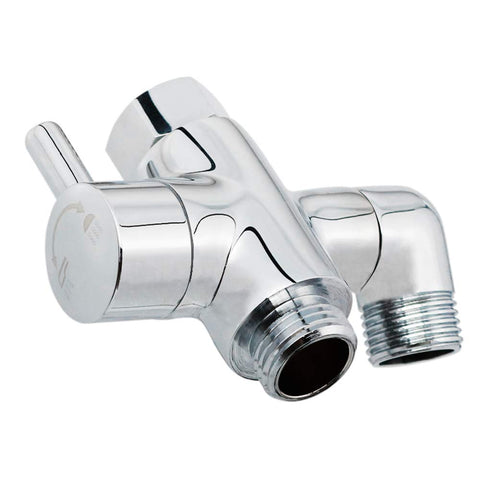 YDmeet brass shower arm diverter with three outlets enables flexible shower setups.