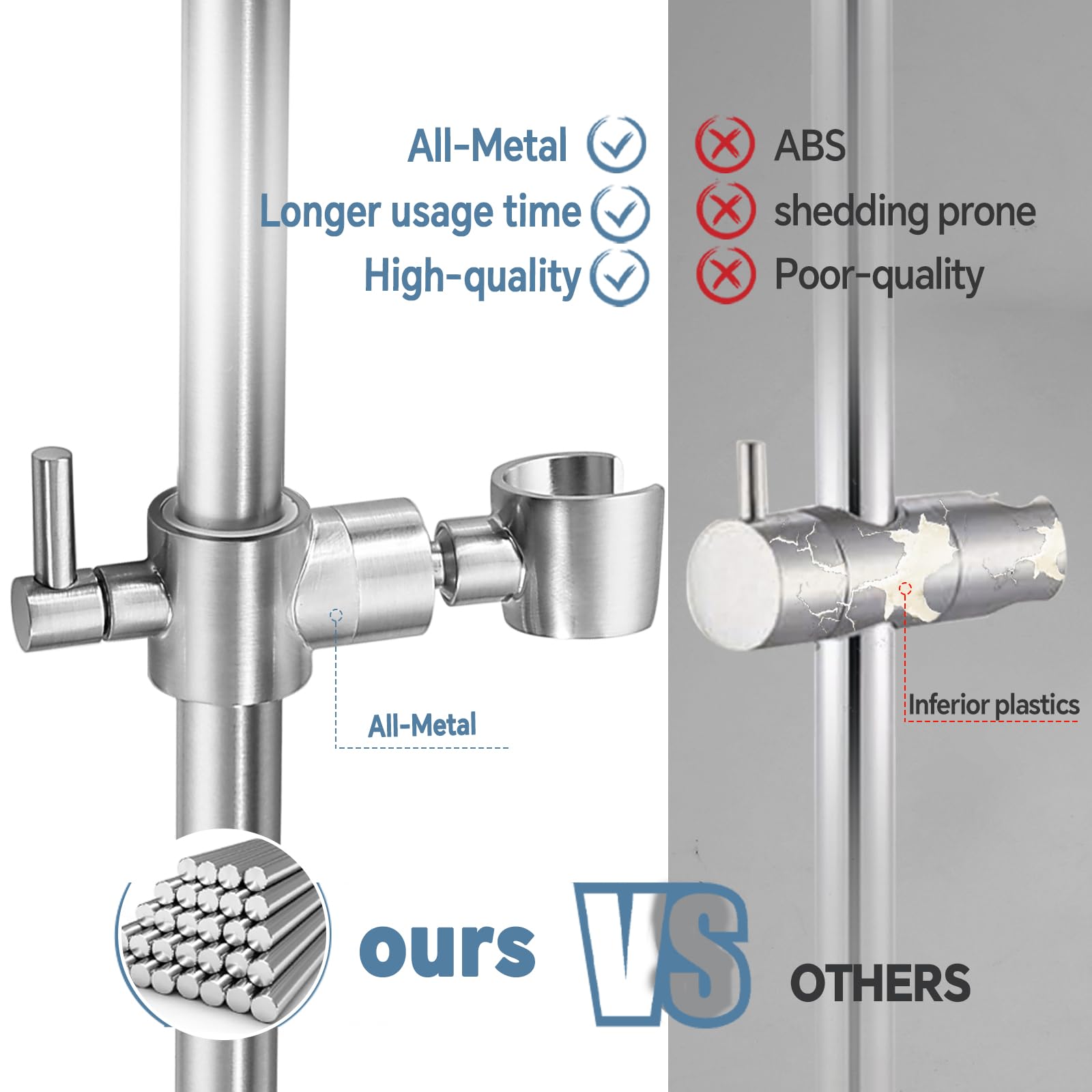 YDmeet drill-free installation kit enables no-drill wall mounting.