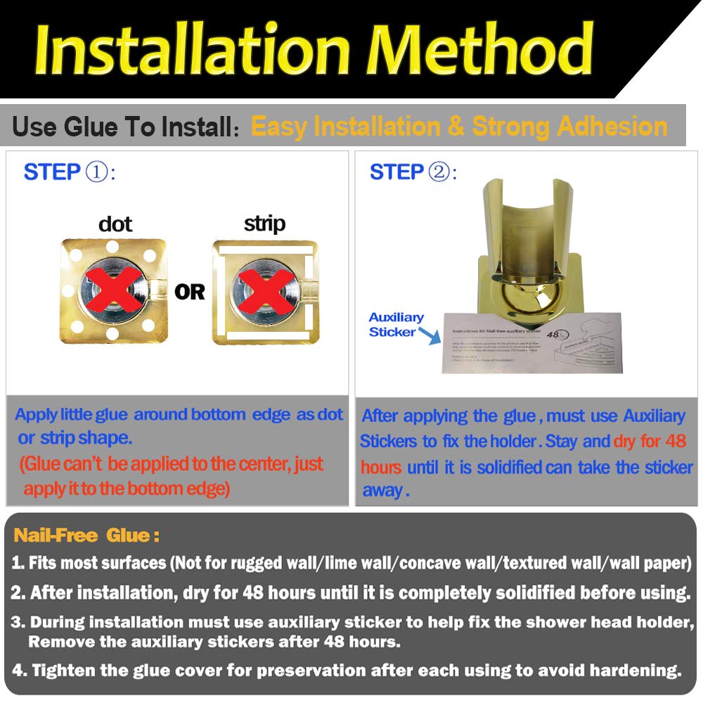 YDmeet brass holder is easy to clean with mild soap and water