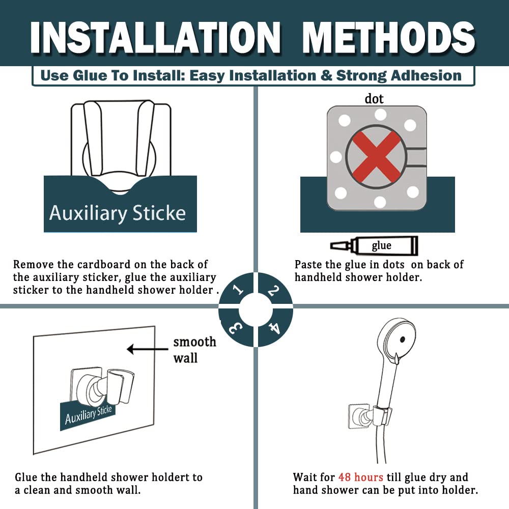YDmeet glue installation instructions included for simple setup.