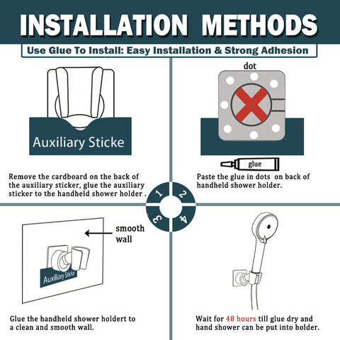 YDmeet glue installation instructions included for simple setup.