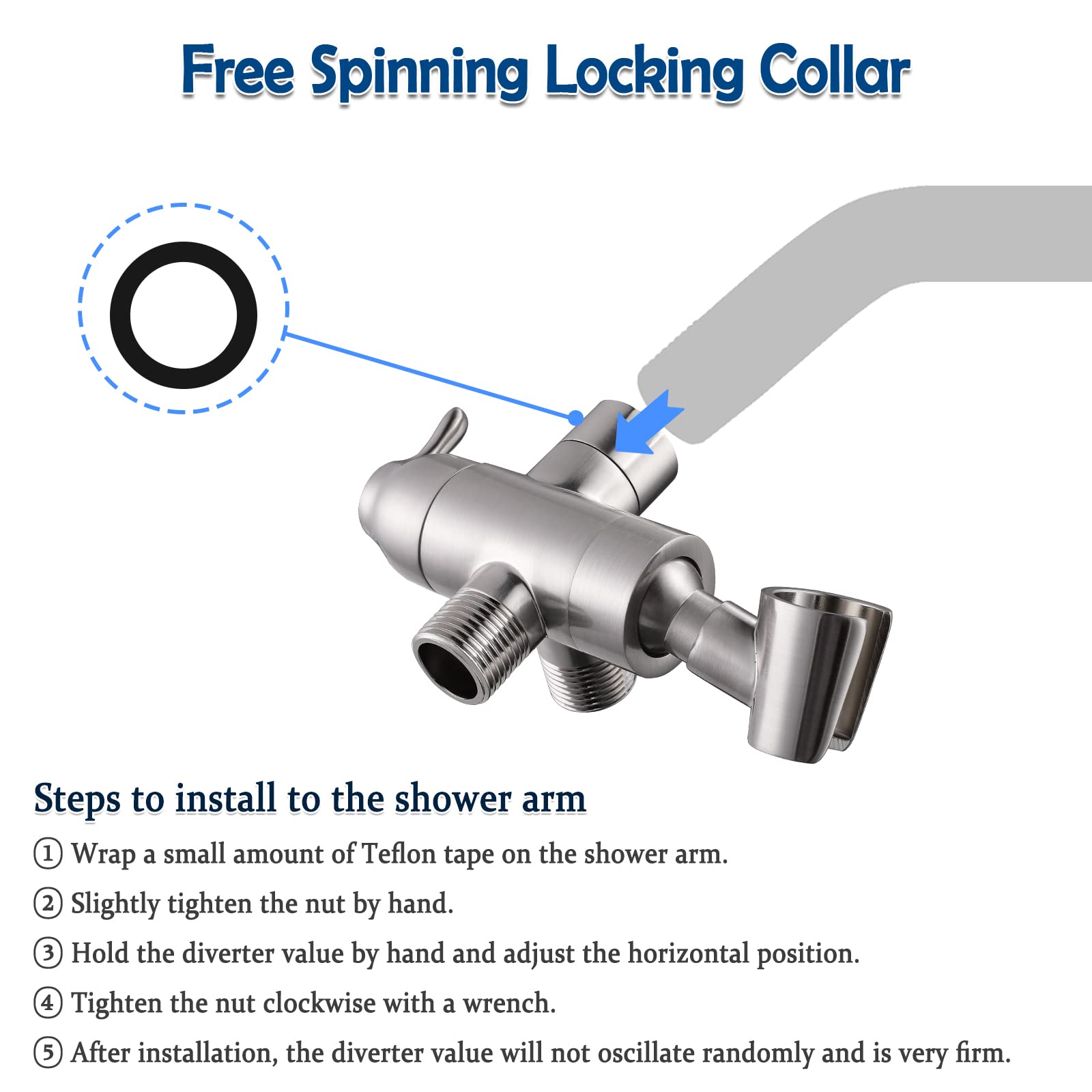 YDmeet handheld shower attachment provides flexible rinsing options