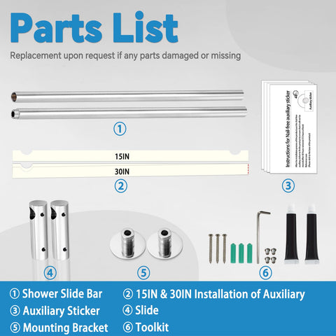 YDmeet hardware pack and guide ensure straightforward installation.