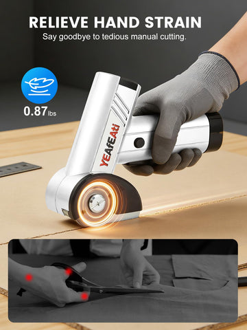 YEAfEAti ergonomic, lightweight design reduces wrist strain during long projects.
