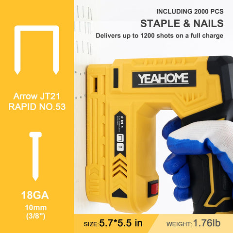 Yeahome brad nails close-up showing precise fasteners for clean joints.