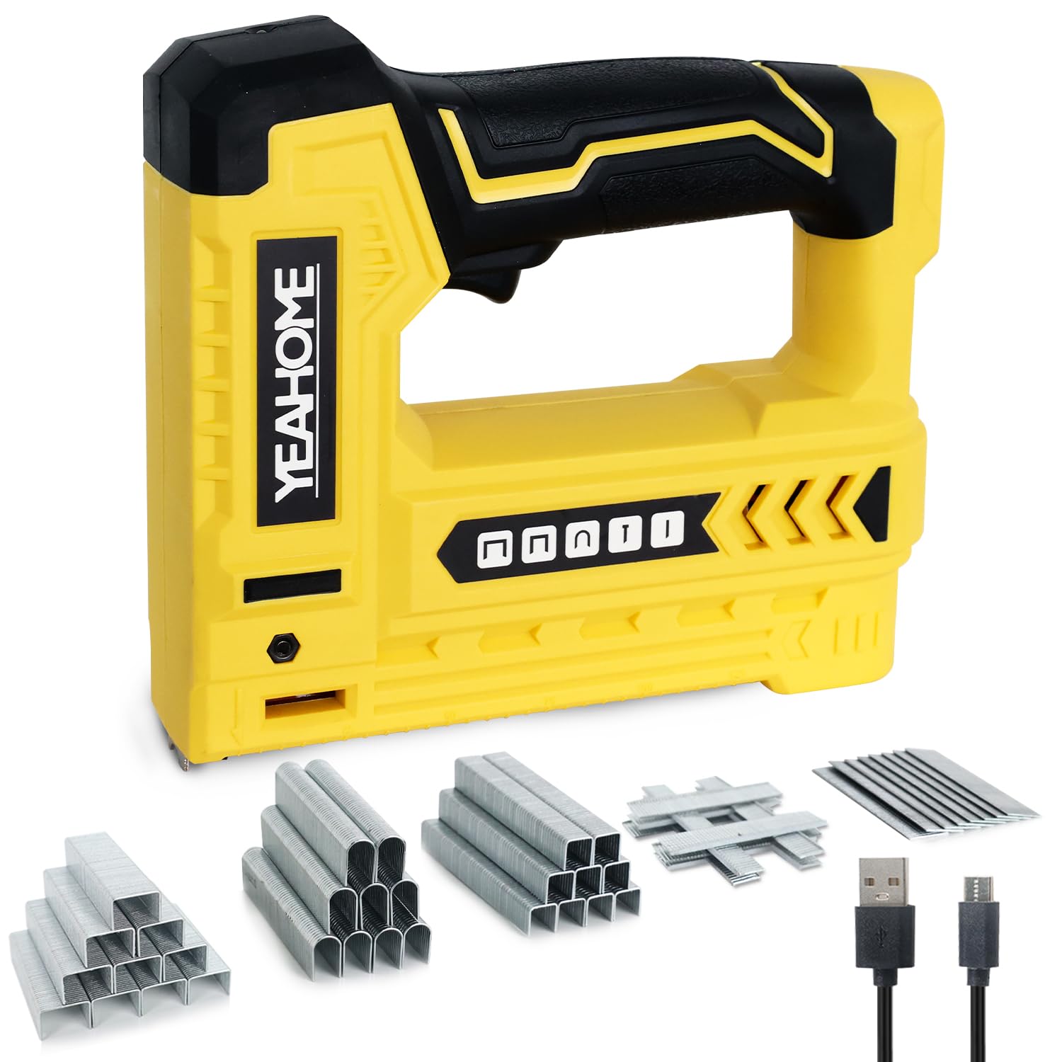 YEAHOME cordless electric staple gun for portable upholstery projects