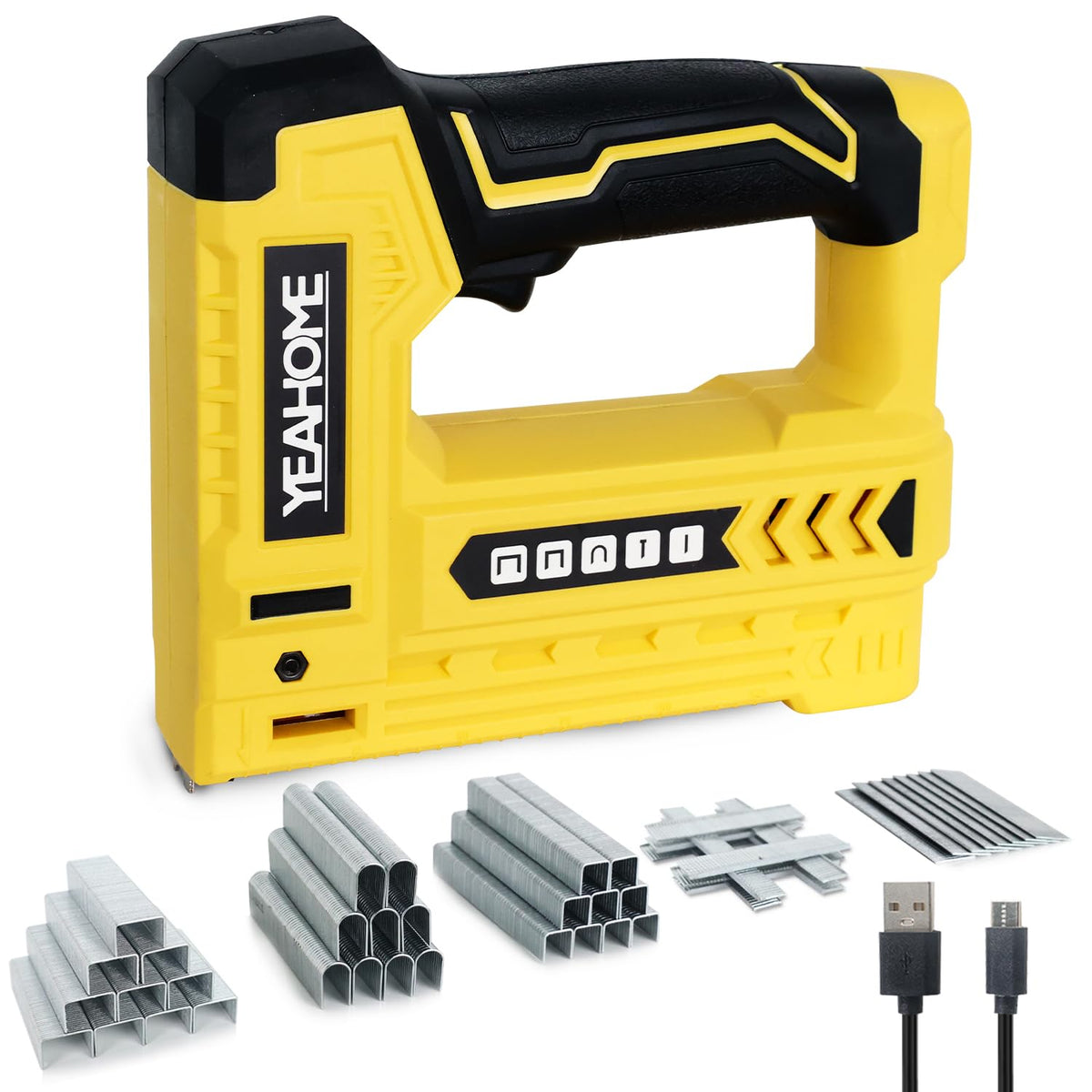 YEAHOME cordless electric staple gun for portable upholstery projects