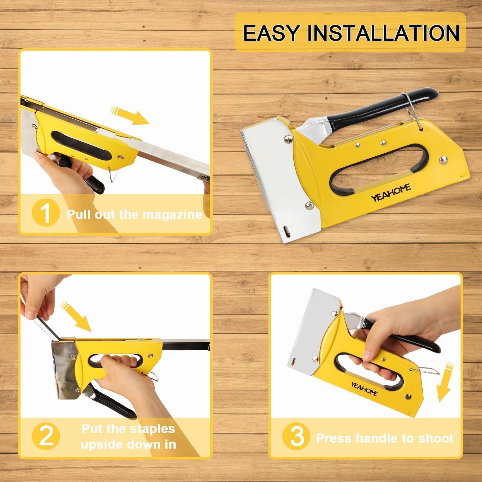 YEAHOME T50 ergonomic grip for comfortable extended use