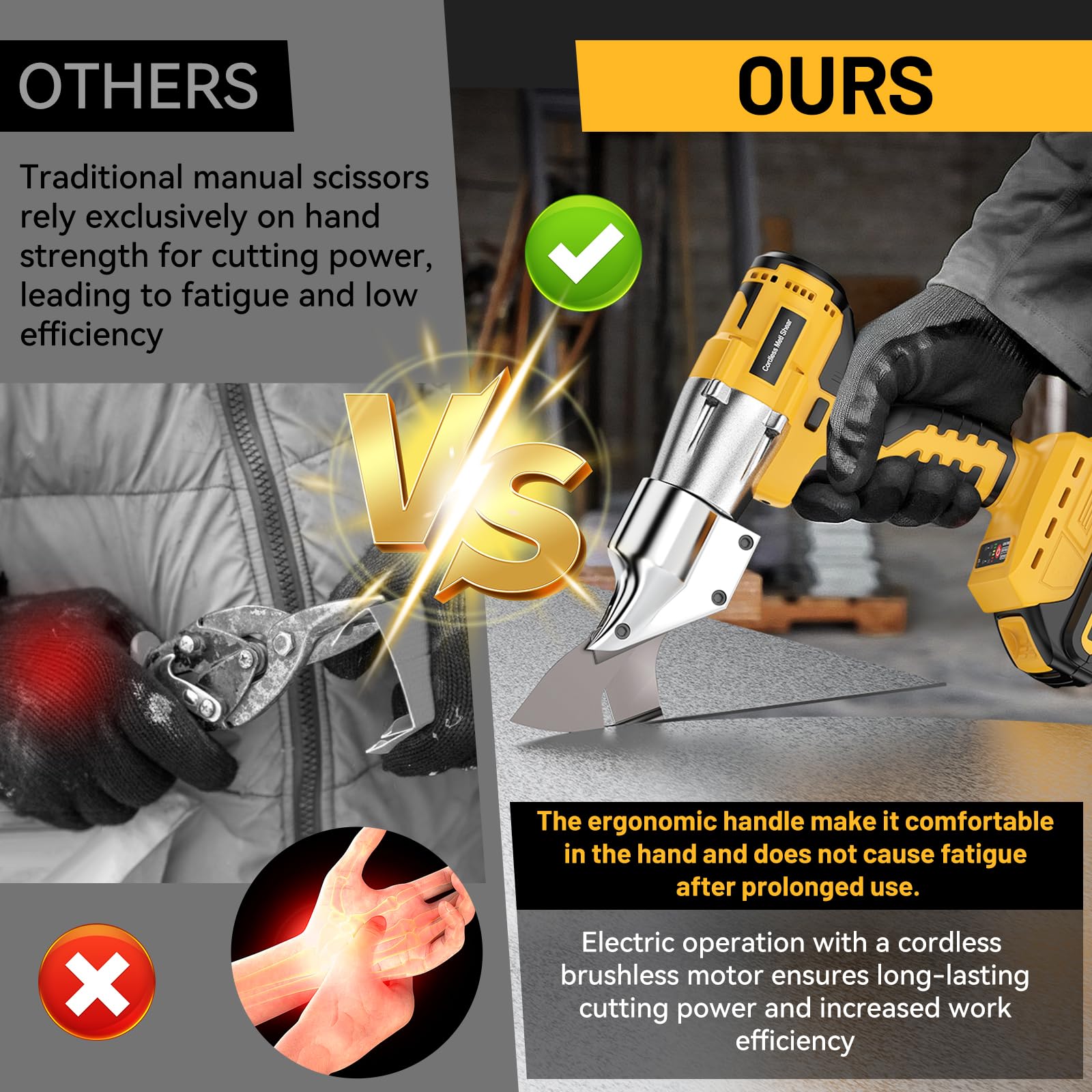 YEARTOP safety lock and ergonomic design for comfortable extended use