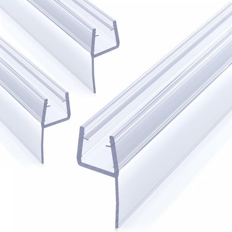 Yecaye 39-inch side seal on frameless doors reduces water splashes.