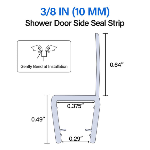 Yecaye durable clip attachment securing the seal without tools.