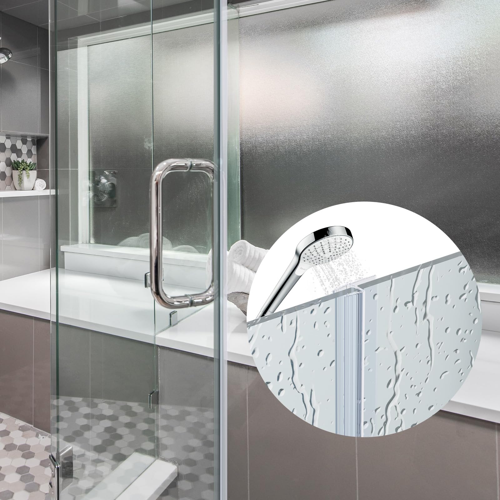 Yecaye soft rubber fin provides smooth, quiet door movement.