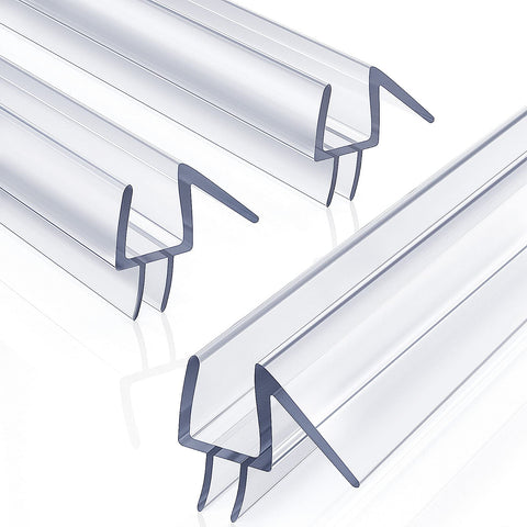 Yecaye 3-pack 39-inch bottom seal for 3/8-inch frameless doors improves water barrier