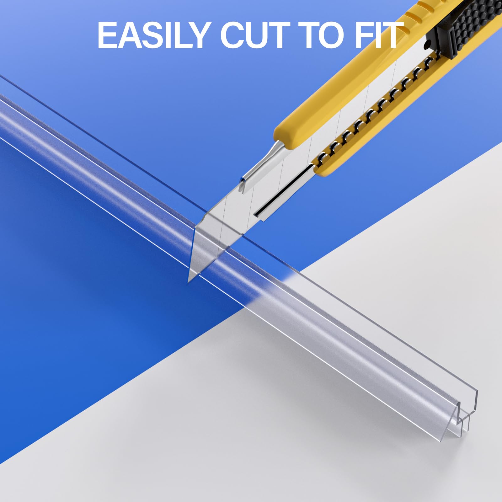 Yecaye soft rubber fin seals smoothly for quiet movement
