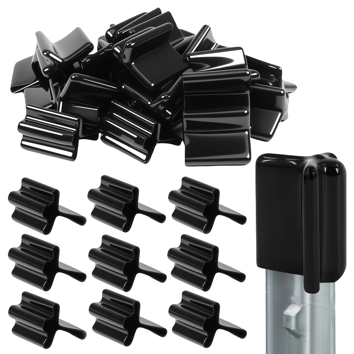 YUEARN Safe T Post Caps top cover shields sharp post tops for safer outdoor areas.