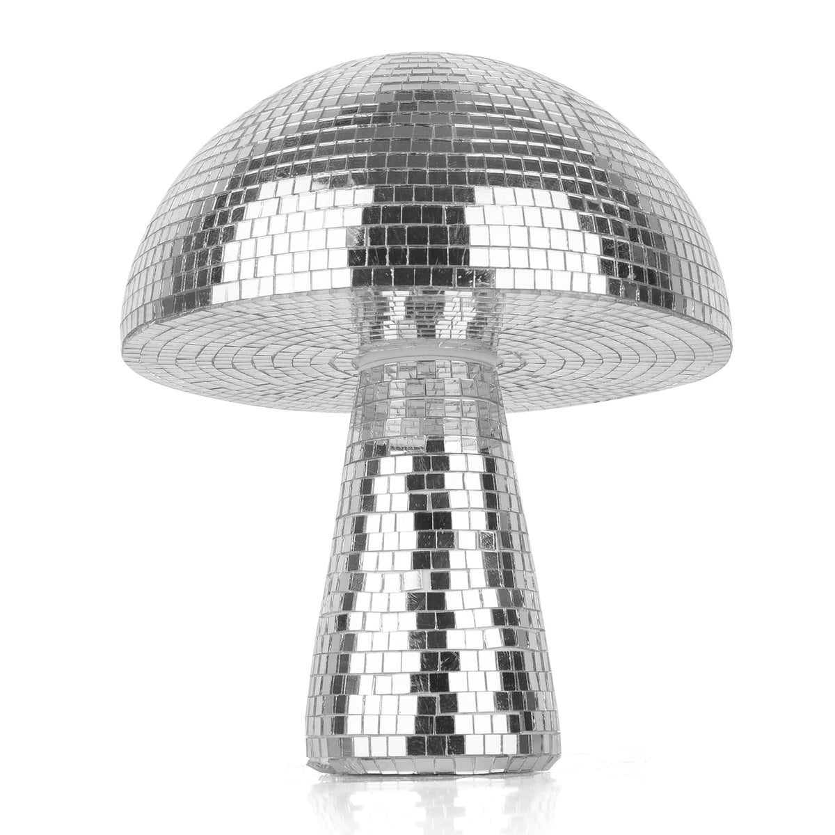 Yeehlmer silver small mushroom disco ball reflecting bright party light