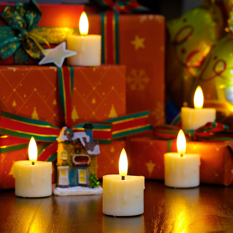 Yeelida compact candles fit small displays while delivering warm glow.