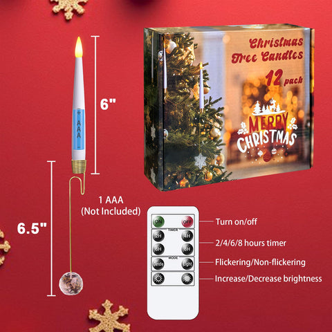 Yeelida candles offer six brightness levels for scene setting.
