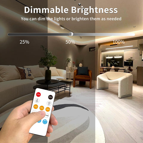 Yeewhale COB LED strip guides footsteps with subtle stair lighting.