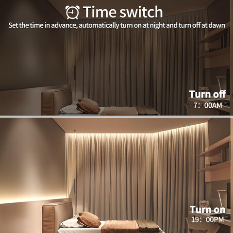 Yeewhale LED strip creates ambient lighting in living room
