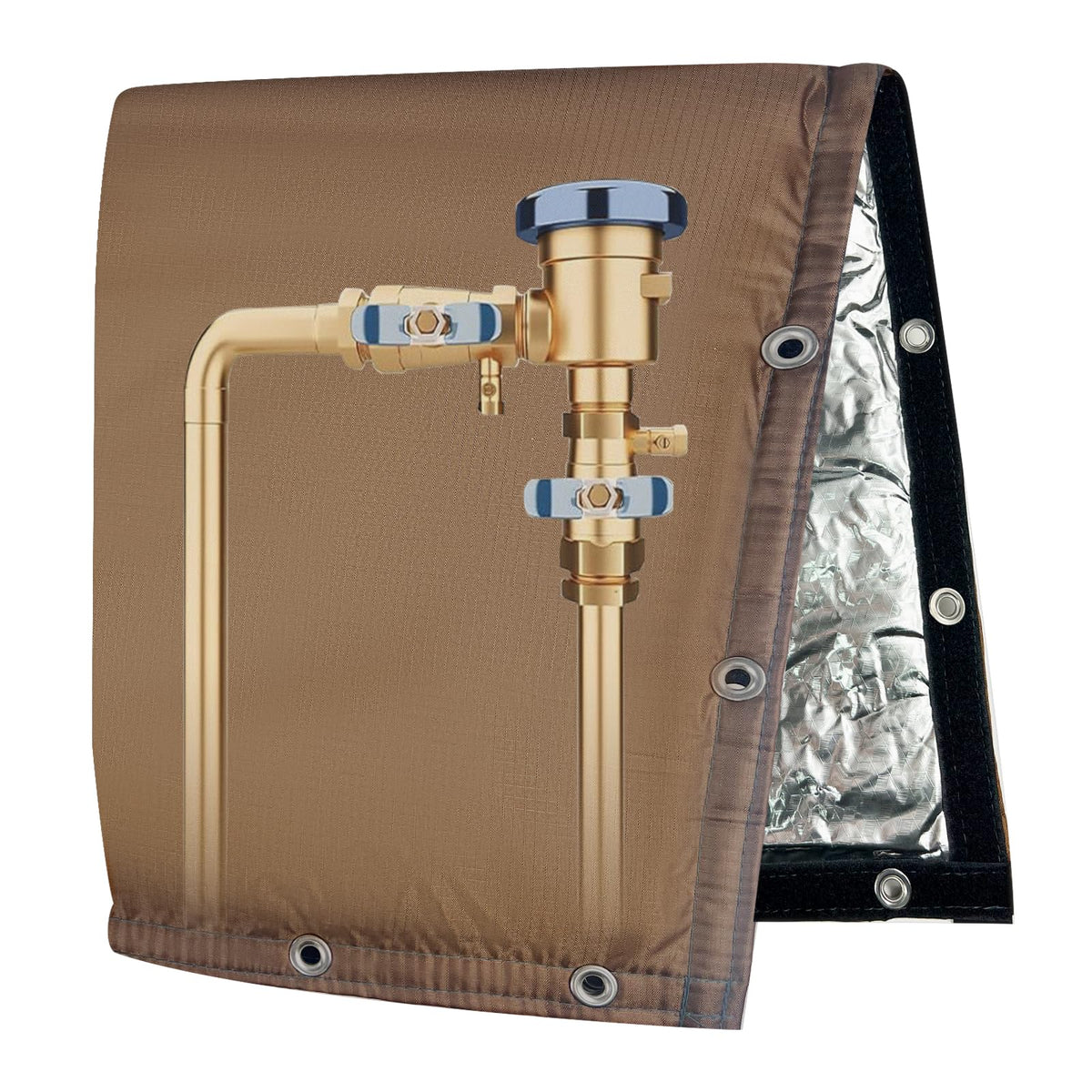 Yehchi backflow insulated cover 24x26 ready for installation protects pipes from cold