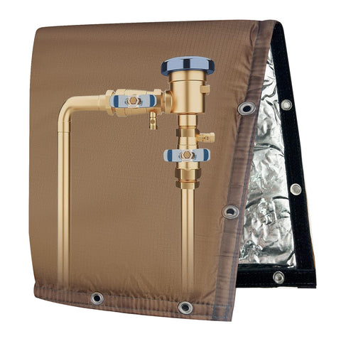Yehchi backflow insulated cover 24x26 ready for installation protects pipes from cold