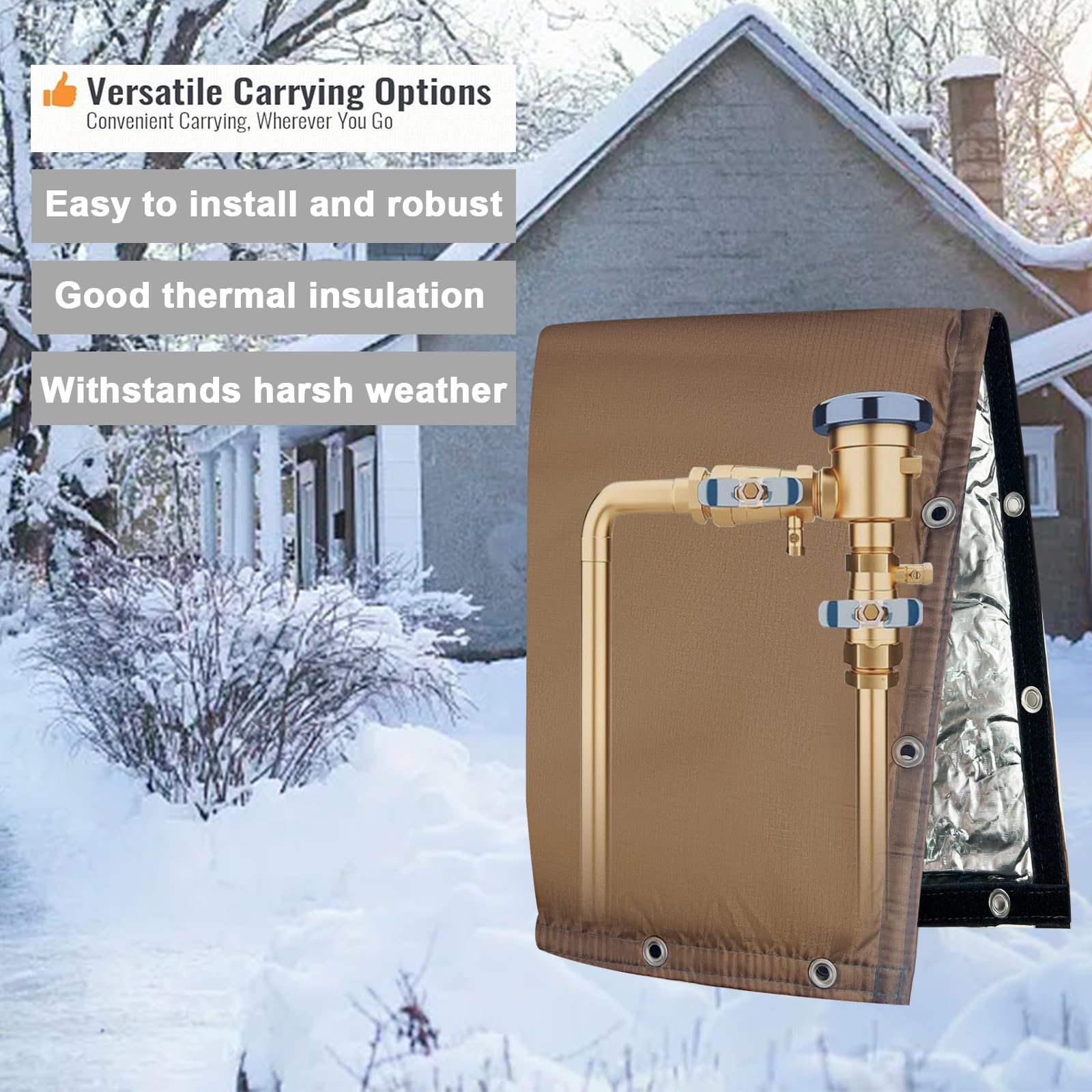 Yehchi multi-use insulation cover suitable for sprinklers, irrigation, and wells.