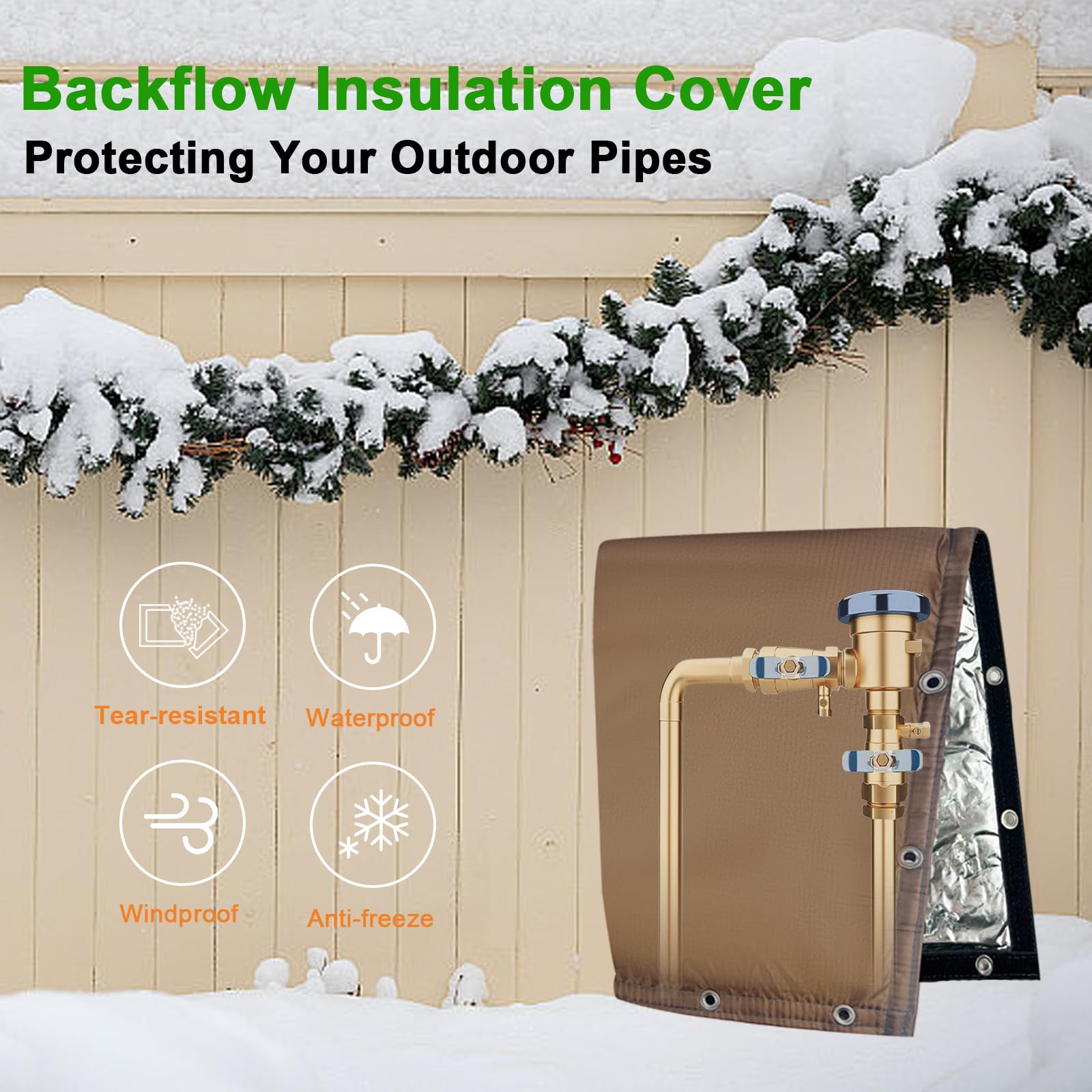 Yehchi cover featuring anti-theft grommets for secure installation.